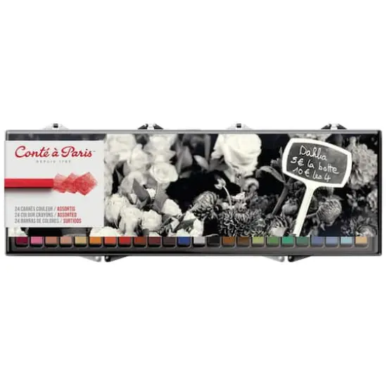 Cont&eacute; &agrave; Paris&trade; Pastel Crayon 24 Color Set  {1}