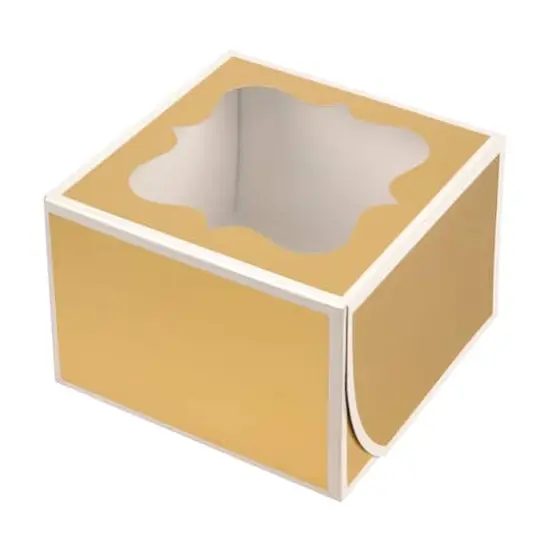 5" Gold Window Treat Boxes by Celebrate It&reg;, 5ct. {3}
