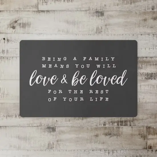18" x 27" Love & Be Loved Floor Mat {3}