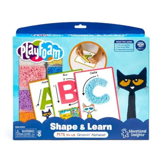 Educational Insights&reg; Playfoam Shape & Learn Pete The Cat Groovin' Alphabet {3}