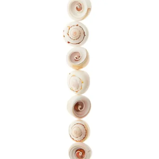 White Swirl Shell Beads, 16mm by Bead Landing&trade; {1}