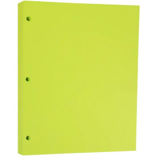 JAM Paper 3 Hole Punch 8.5" x 11" 24lb. Paper, 100 Sheets Ultra Fuchsia Pink {2}