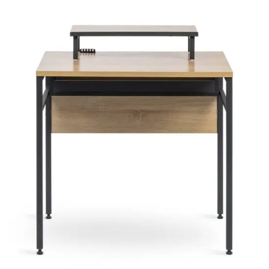Iris&reg; Rustic Brown Computer Desk {6}