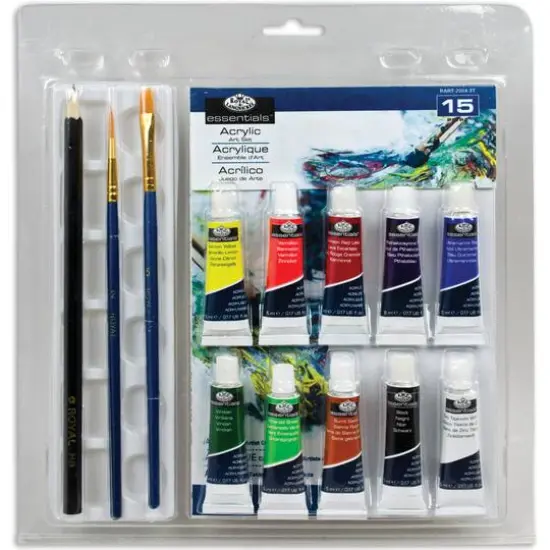 Royal & Langnickel&reg; Essentials&trade; 15 Piece Acrylic Art Set {1}