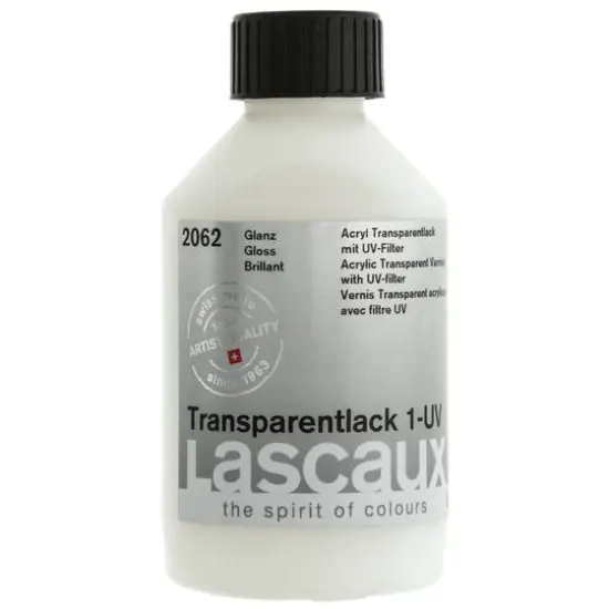 Lascaux Studio Transparent Gloss UV Varnish, 250mL {1}