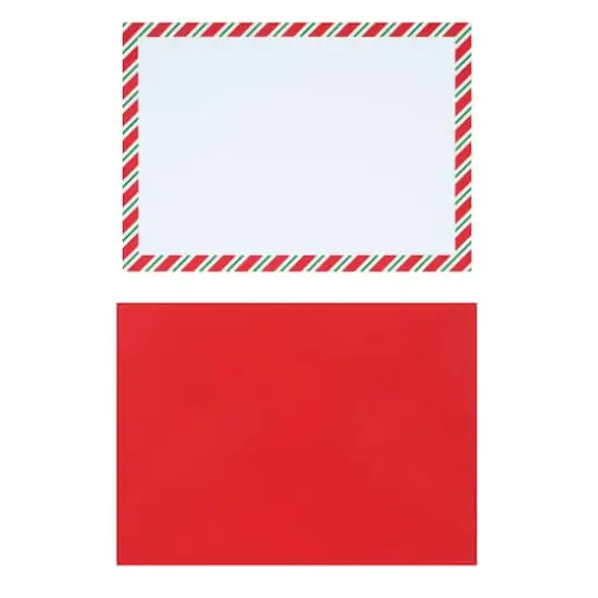 Red Stripe Card & Envelope Set by Recollections™ {1}
