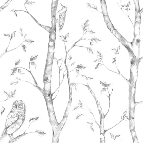 NuWallpaper Gray Woods Peel & Stick Wallpaper {1}