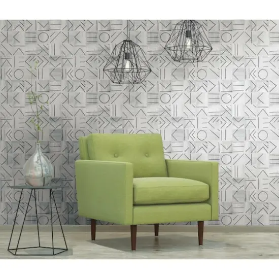 RoomMates Down The Line Peel & Stick Wallpaper Black and Gray {6}