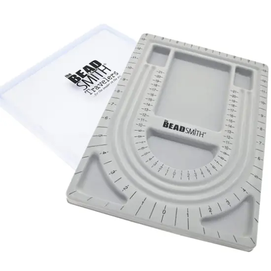 The Beadsmith® Travelers Bead Board With Lid, 9.75" x 13.25" {4}