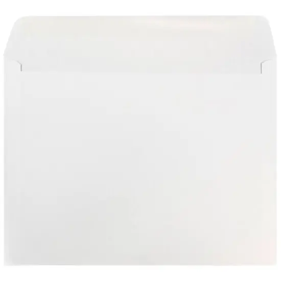 JAM Paper 9" x 12" White Booklet Commercial Envelopes {3}