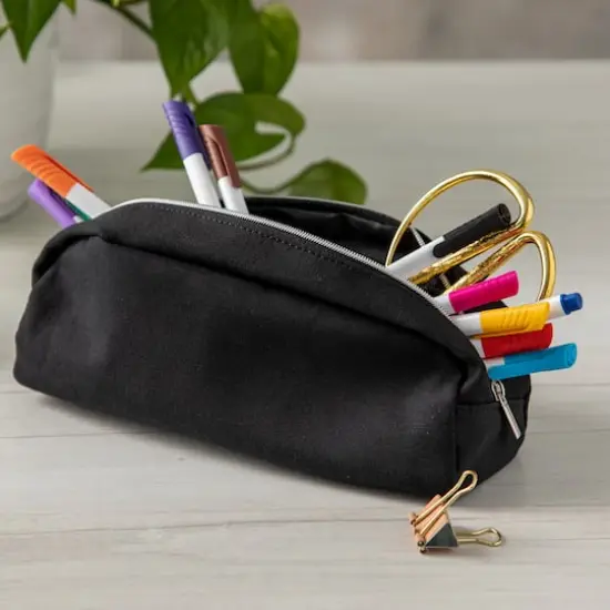 Black Canvas Pouch by Artist's Loft&trade; {3}