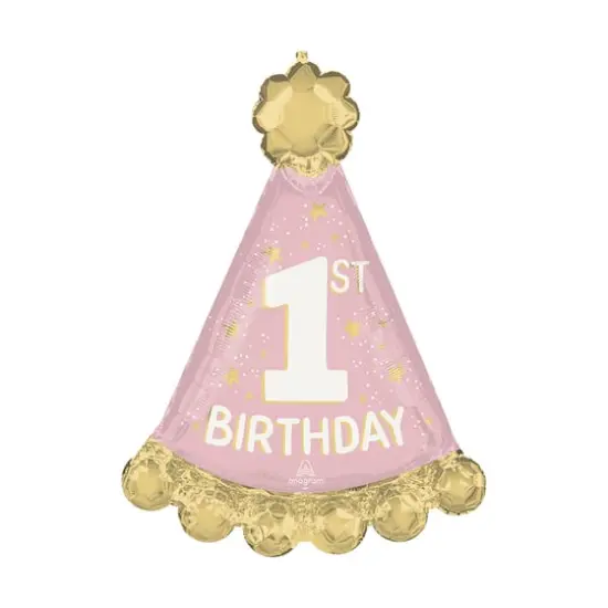 SuperShape&reg; 34" Little Miss One-derful 1st Birthday Foil Balloon {1}