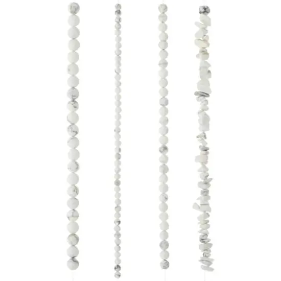 White Howlite Beads Value Pack by Bead Landing&trade; {1}