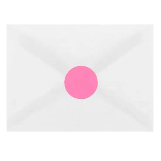 JAM Paper Circle Label Stickers Ultra Pink {7}