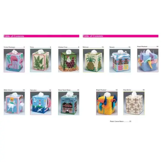 Leisure Arts&reg; Room by Room Tissue Box Covers Book {4}