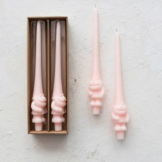 Hello Honey&reg; 12" Blush Enchanted Gnome Taper Candles, 2ct. {3}