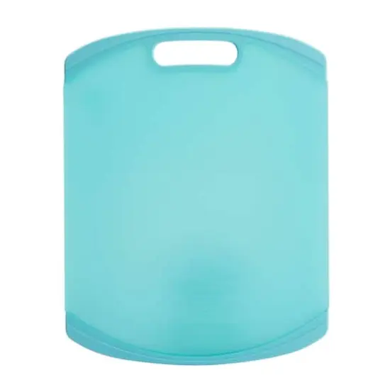 Farberware 14" Translucent Aqua Nonslip Poly Board {1}