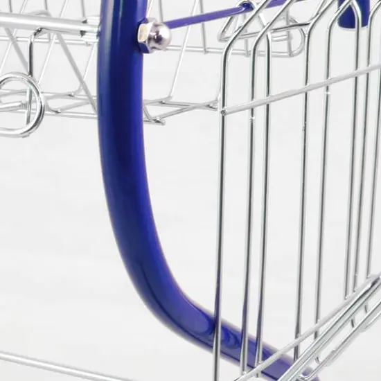 Better Chef Blue 2-Tier 22" Chrome Plated Dish Rack {3}