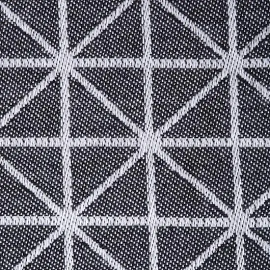 Black and White Triangle Table Runner 14" x 108" {4}