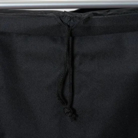 Household Essentials Small Black Collapsible X-Frame Laundry Basket {6}