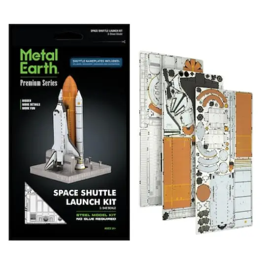 Metal Earth&reg; Premium Series Space Shuttle Launch Steel Model Kit {3}