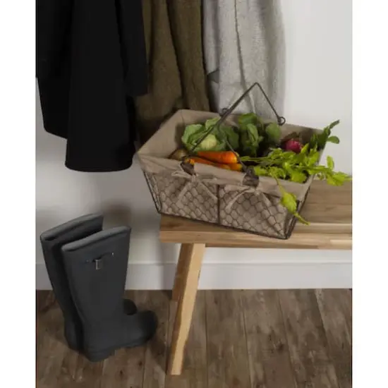 DII&reg; Natural Chicken Wire Egg Basket {4}