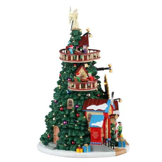 Lemax&reg; Santa's Wonderland Tannenbaum Tower Christmas Shops {3}