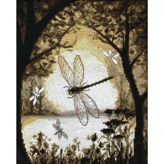 Charivna Mit Happiness on the Bronze Wings Cross Stitch Kit {1}