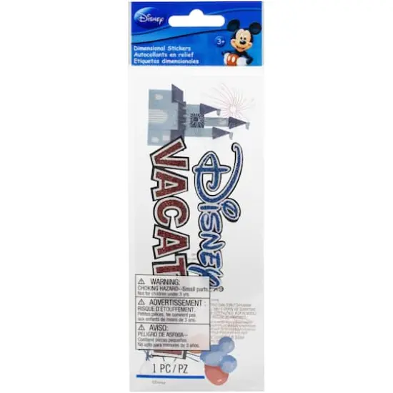 Disney Title Dimensional Stickers-Disney Vacation {1}