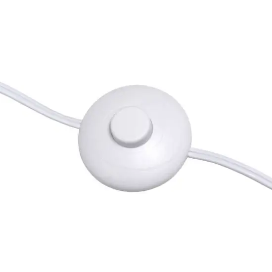 Simple Designs 63" Antique-Style Iron Lantern Floor Lamp White {11}