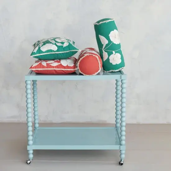 Hello Honey® Enchanted Garden Embroidered Bolster Pillow Set {5}