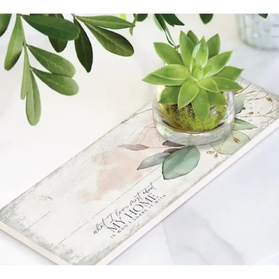 What I Love Most Wood Plaque {3}