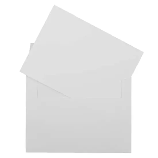 JAM Paper A7 White Foldover Greeting Cards & Envelopes, 25ct. {3}