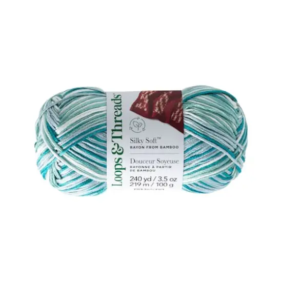 Silky Soft&trade; Multi Yarn by Loops & Threads&reg; Turquoise {1}