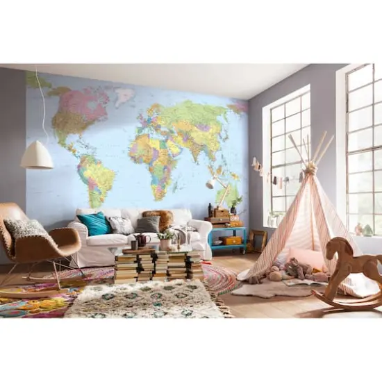 Komar World Map Mural {3}