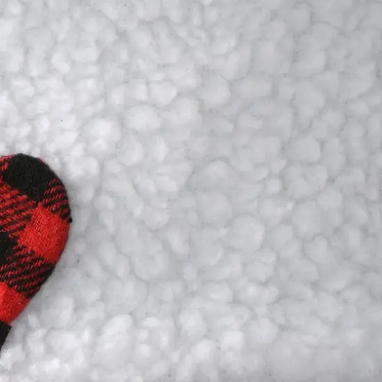 18" Gray Christmas Stocking With Snowflakes {8}