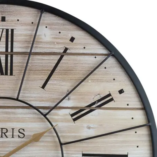 Sorbus&reg; 24" Paris Wood Roman Numeral Clock {4}
