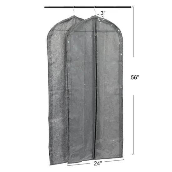 Household Essentials Hanging Garment Storage Bag, 2ct. Graphite {4}
