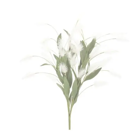 22.5" White Plume Bushes, 2ct. {3}