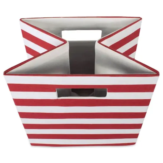 DII&reg; Striped Square Storage Cube Rust {4}