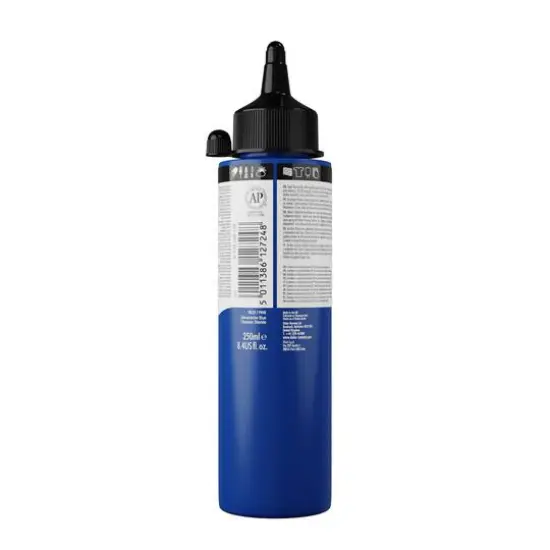 Daler-Rowney&reg; System 3 Fluid Acrylic, 250mL 110 Cobalt Blue Hue {4}