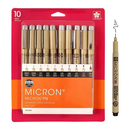 Pigma&reg; Micron&trade; Fine Line 10 Pen Set {3}