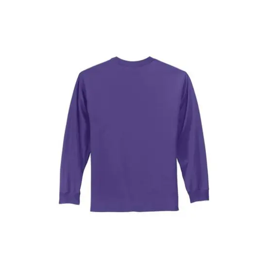 Port & Company&reg; Color Long Sleeve Essential T-Shirt Purple {5}
