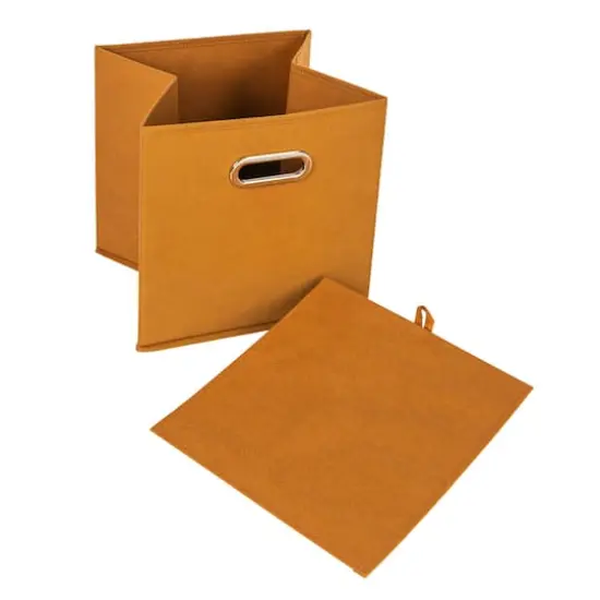 Household Essentials Square Storage Bin Terracotta {3}