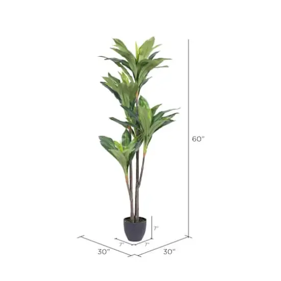5ft. Potted Artificial Dracaena Tree {5}