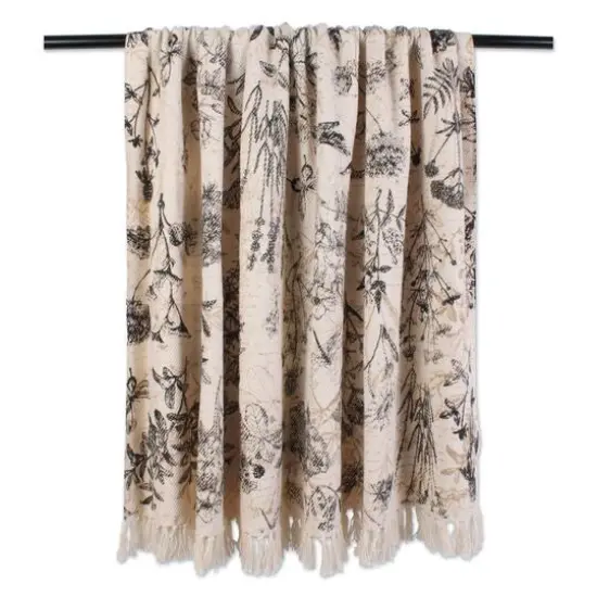 DII&reg; Botanical Printed Throw {8}