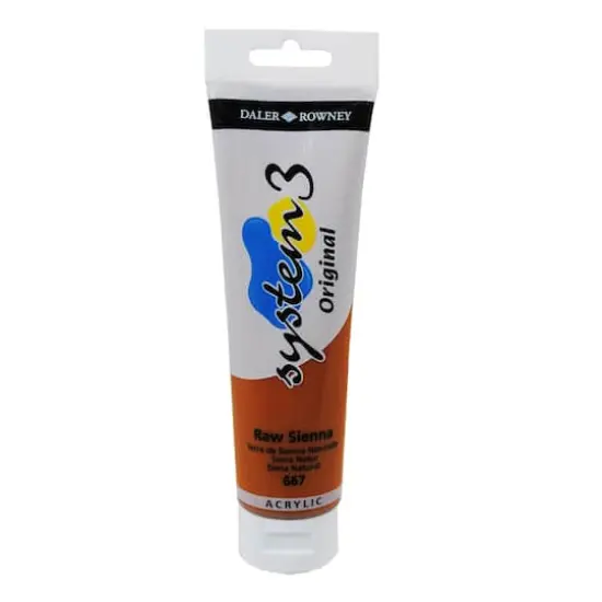Daler-Rowney&reg; Original System 3 Acrylic, 150mL Raw Sienna {1}