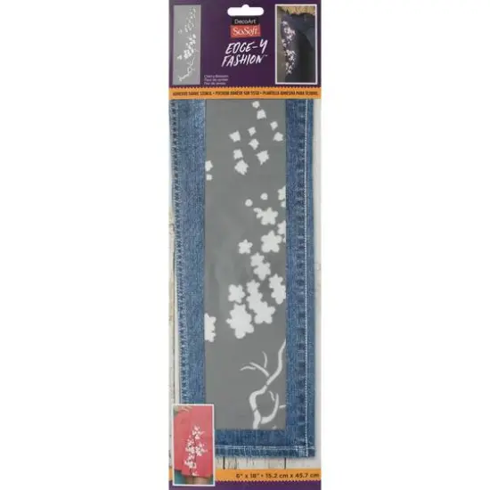 DecoArt&reg; SoSoft&reg; Cherry Blossom Fabric Stencil {1}