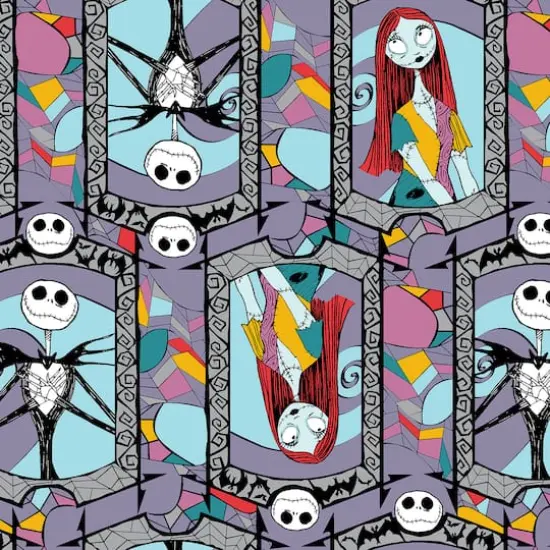 Springs Creative Disney® Nightmare Before Christmas Stained Glass Fleece {4}