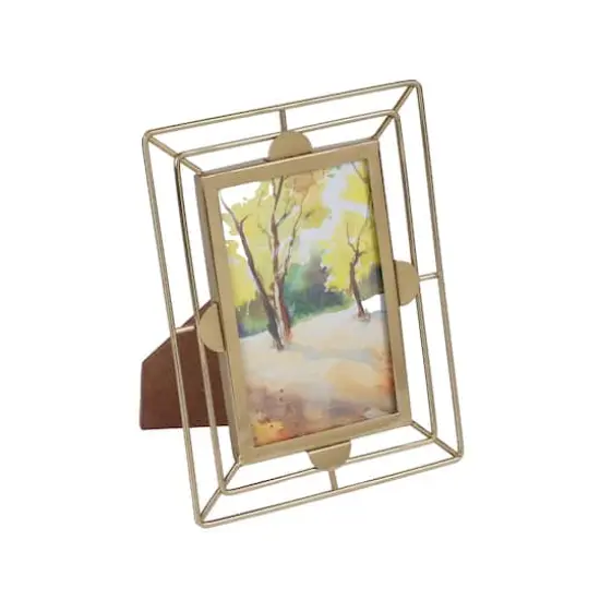 4" x 6" Gold Metal Wire Tabletop Frame, Atelier by Studio Décor® {3}